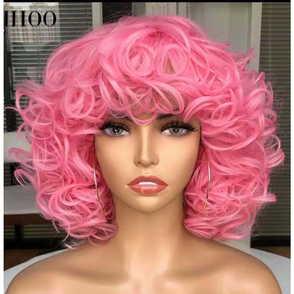 NWOT Curly Pink Marilyn Wig